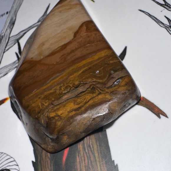 Owyhee Gem picture Jasper specimen larger palm stone A/ worry stone - Picture 2 of 12